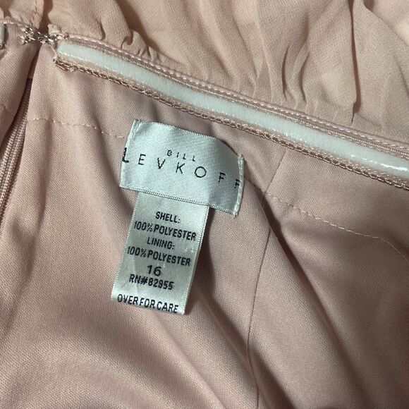 BILL LEVKOFF BRIDESMAID DRESS DUSTY ROSE -PINK  SIZE 16 - Picture 8 of 8